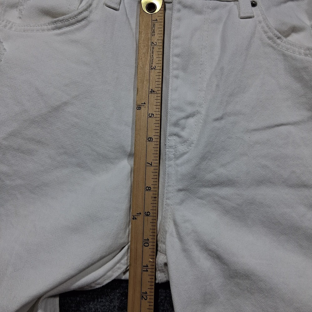 Wild Fable Womens White High Rise Dad Jeans Distressed Ripped Size 10 331042477 - Picture 11 of 14